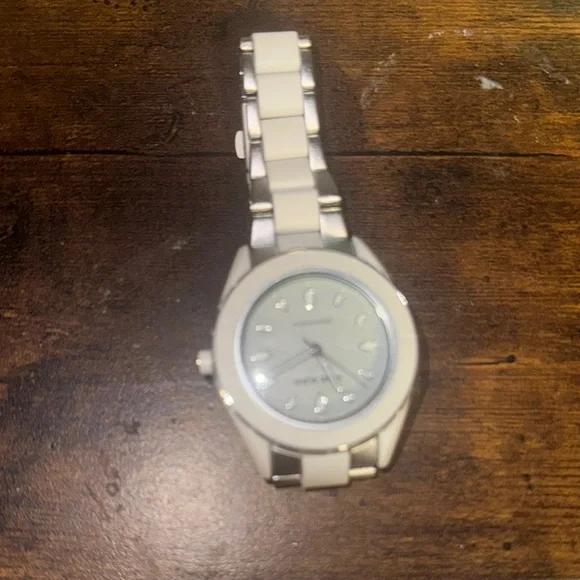 Anne Klein Silver and White Women's Watch - Picture 2 of 4